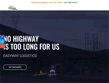 Tablet Screenshot of easywaylogistics.net